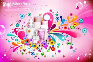 化妝品護(hù)膚品設(shè)計(jì)資源 免費(fèi)花朵PSD分層素材推薦